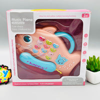 Cute Fish Shaped Musical Telephone Toy