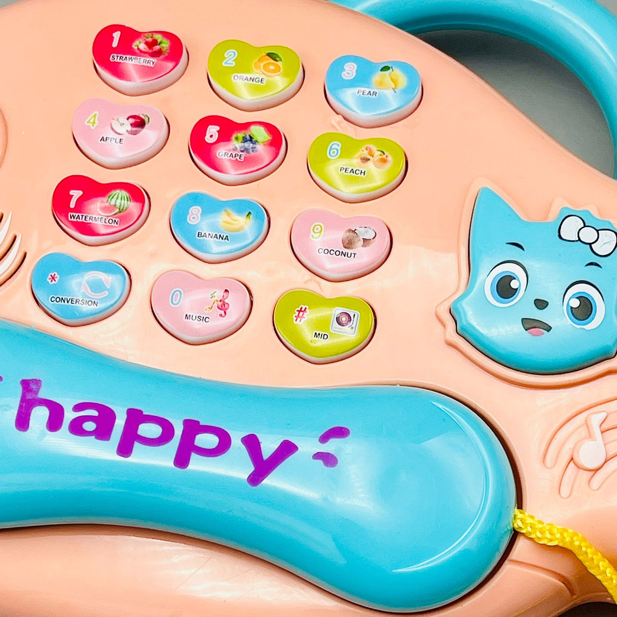 Cute Fish Shaped Musical Telephone Toy