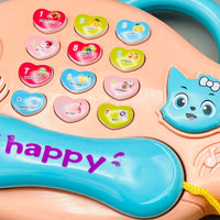 Cute Fish Shaped Musical Telephone Toy