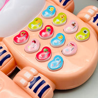 Cute Puppy-Shaped Musical Telephone Toy