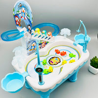 2-in-1 Ice Penguins Slide & Fishing Game Set