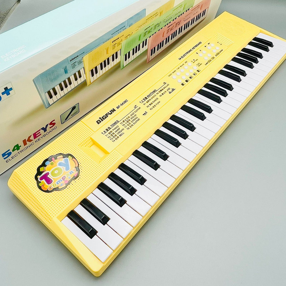 Big Fun 54 Keys Colorful Electronic Piano with Microphone