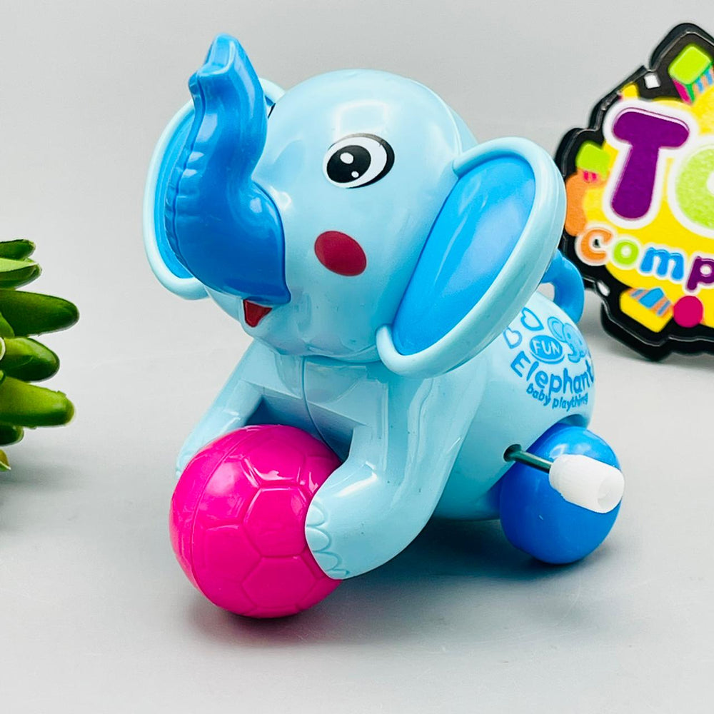 Friction Wind-up Elephant with Ball