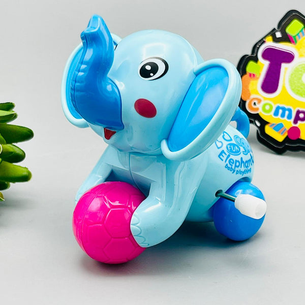 Friction Wind-up Elephant with Ball