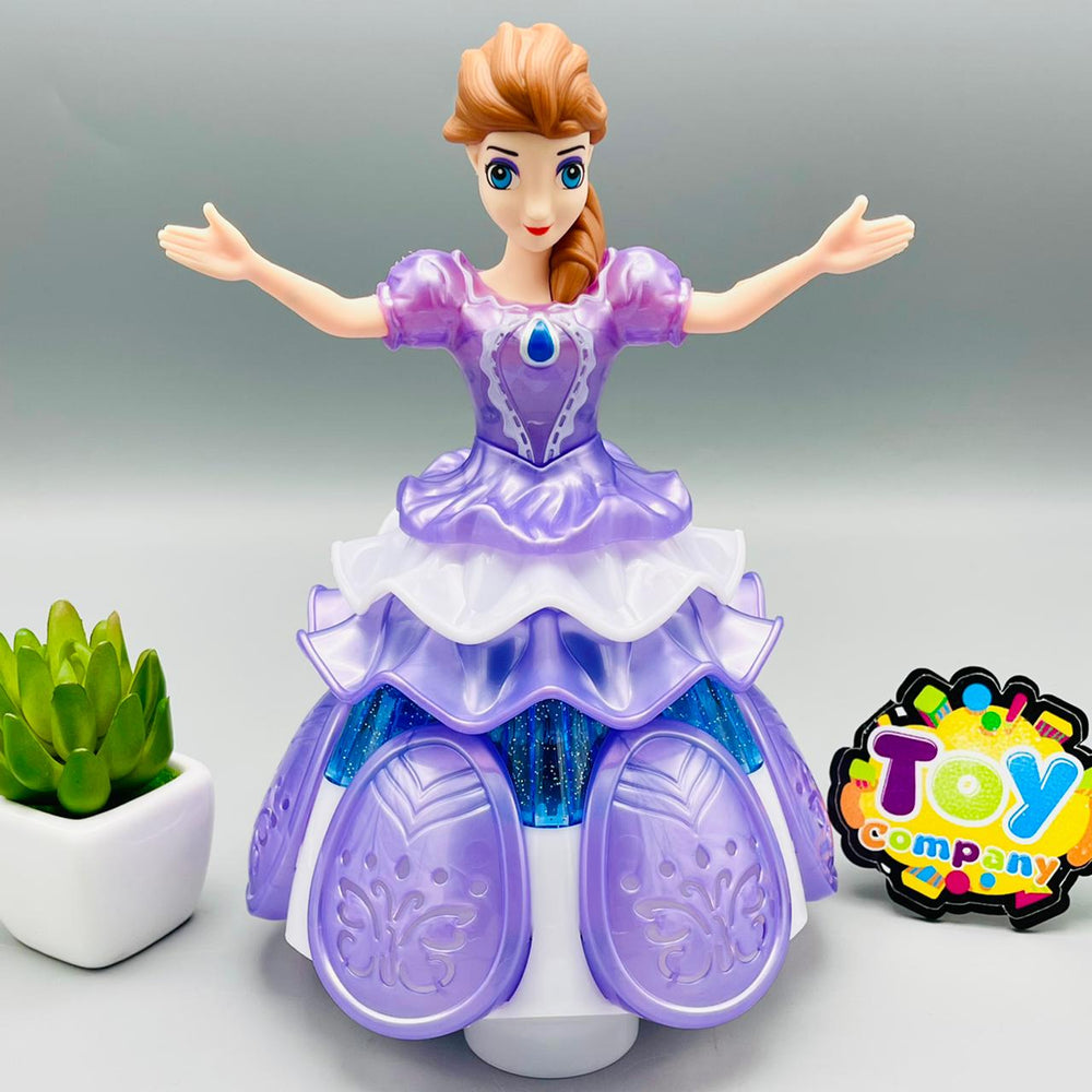 Beautiful Rotating Princess Doll with 5D Lights