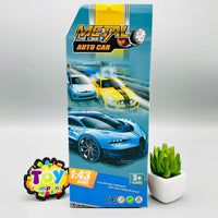 Diecast 1:43 Scale Pack of 4 Metal Cars