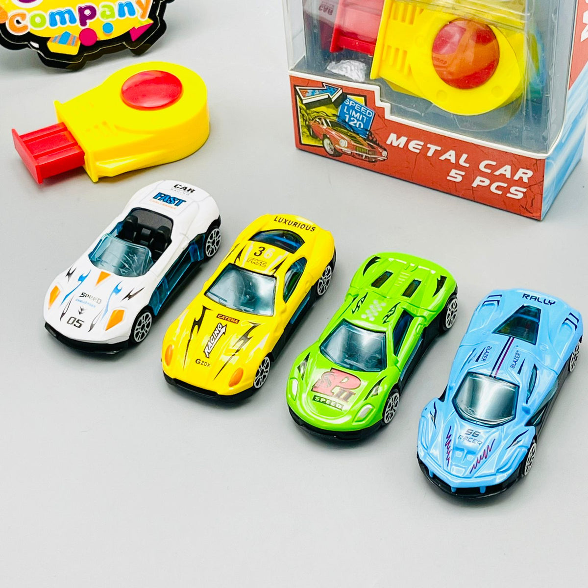 Metal Cars Set with Shooter