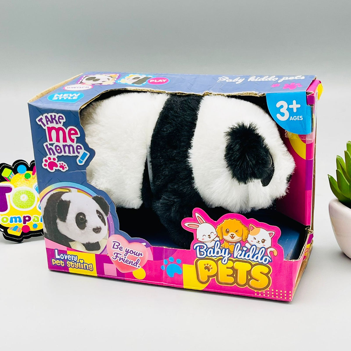 Cute Baby Walking Panda Toy
