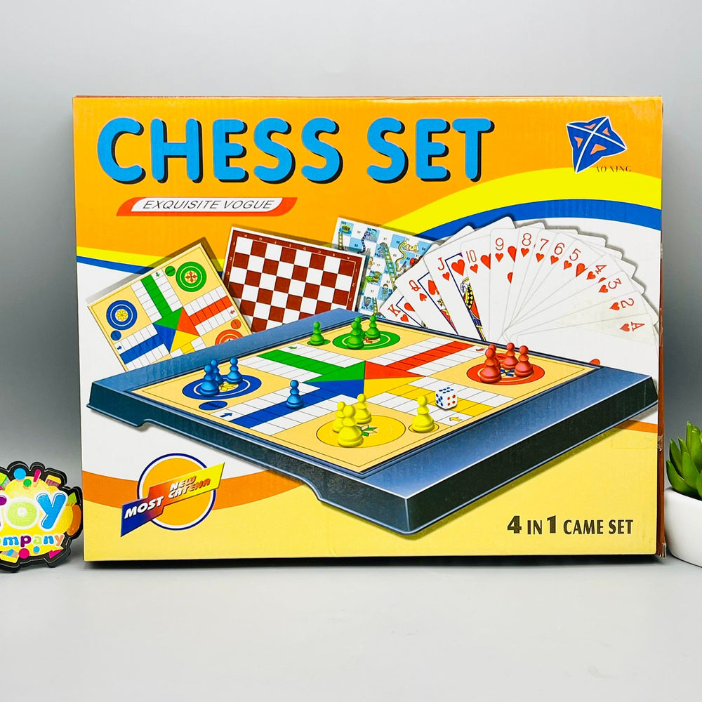 4-in-1 Board Game Set