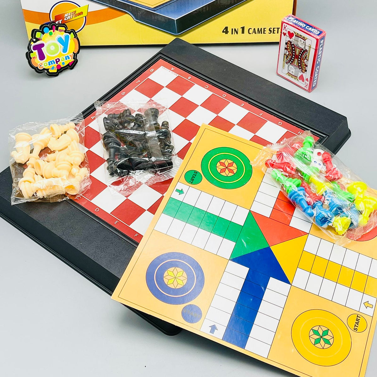 4-in-1 Board Game Set