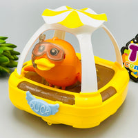 2-in-1 Battery Operated Cute Duck Toy