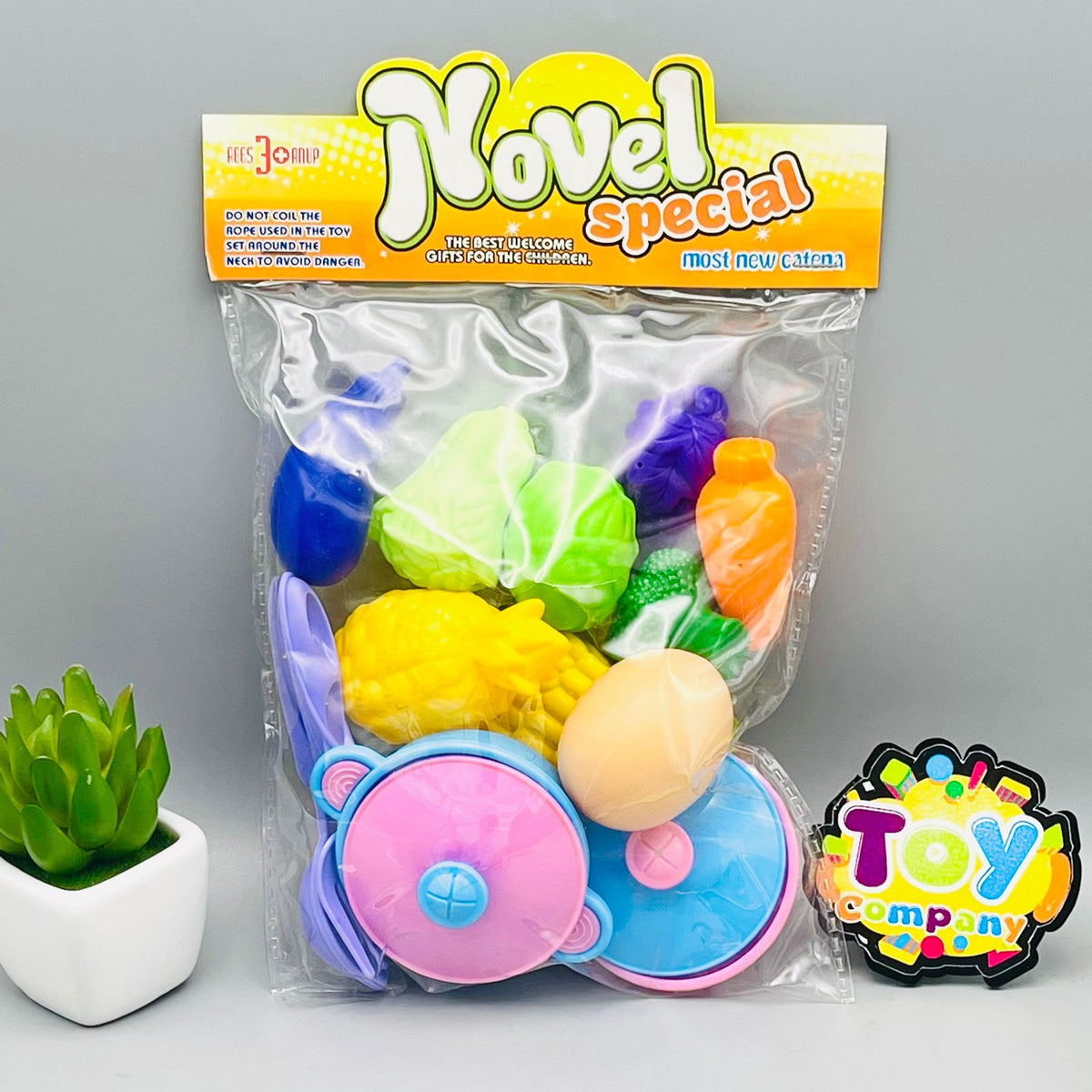 Vegetable Kitchen Play Set for Kids