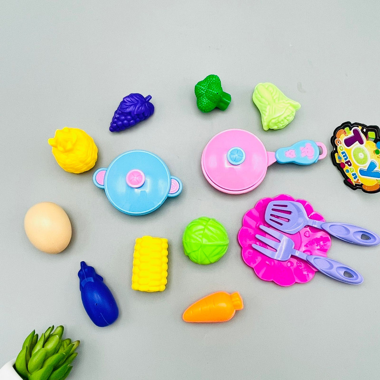 Vegetable Kitchen Play Set for Kids