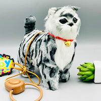 Cute Walking Cat with Remote Control Leash