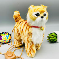 Cute Walking Cat with Remote Control Leash