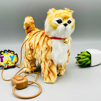 Cute Walking Cat with Remote Control Leash