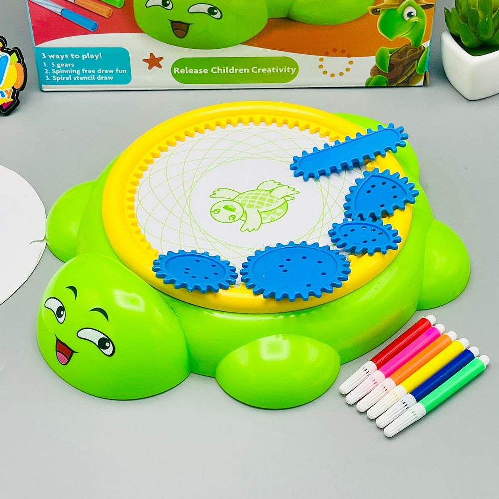 Tortoise Spirograph Drawing Toy