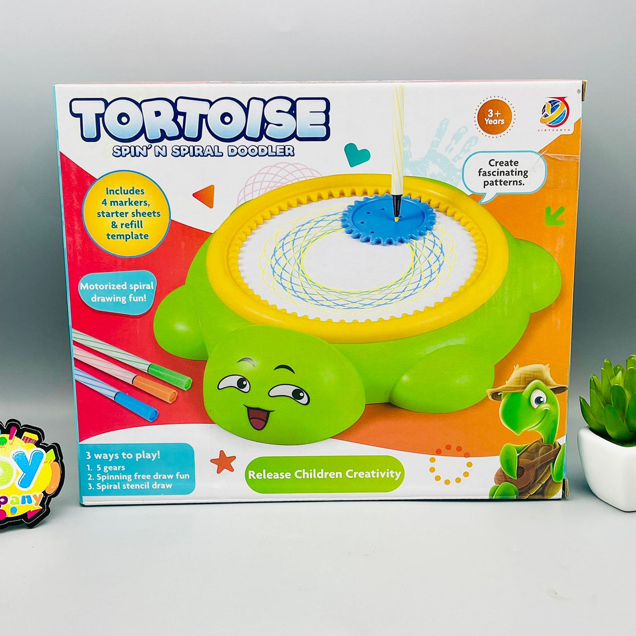 Tortoise Spirograph Drawing Toy