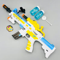 Premium Bubble Shoot Gun with Flashing Lights & Sound