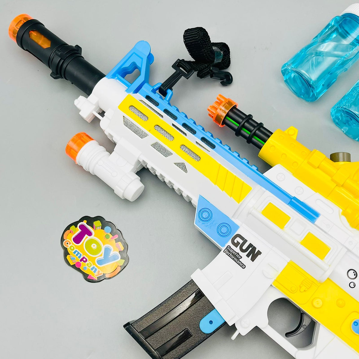 Premium Bubble Shoot Gun with Flashing Lights & Sound