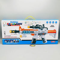 Premium Bubble Shoot Gun with Flashing Lights & Sound