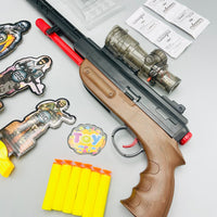 2-in-1 Shot Gun with Water Crystal Bullets & Soft Darts