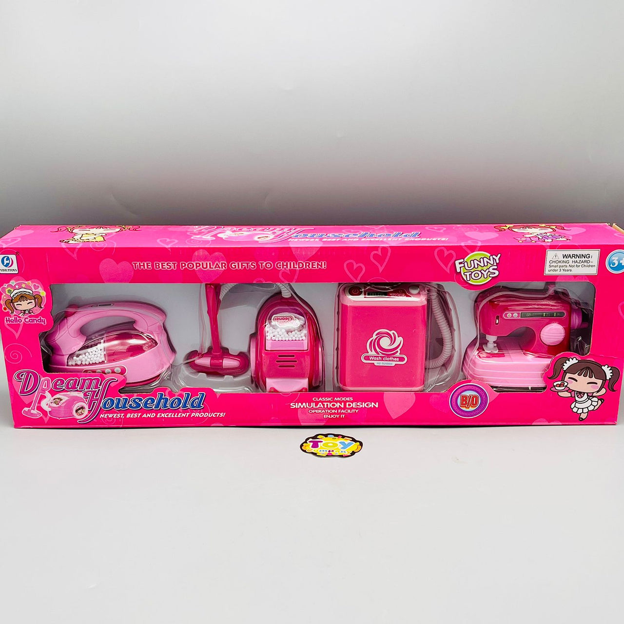 4Pcs Battery Operated Home Appliance Set