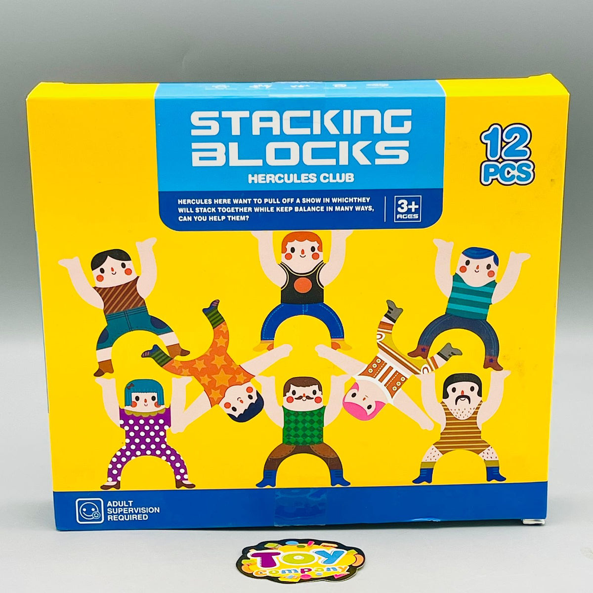 12Pcs Stacking Blocks Hercules Club