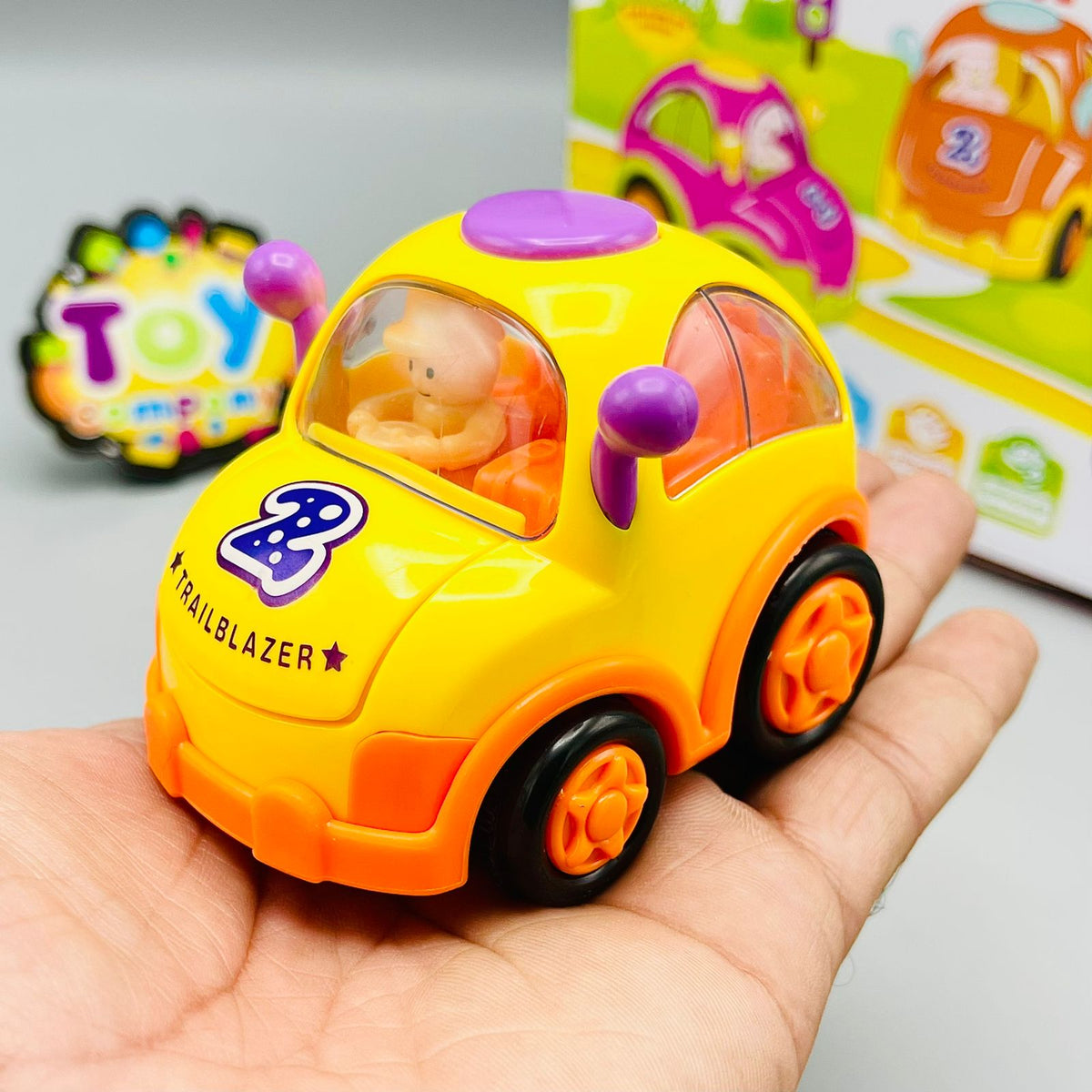 Friction Cartoon Inertial Car