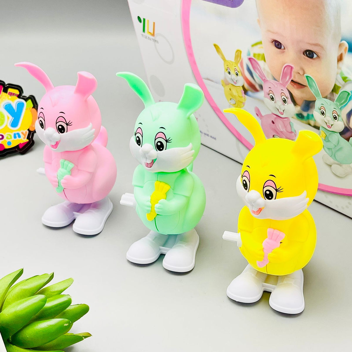 Wind up - Jumping Rabbit Toy