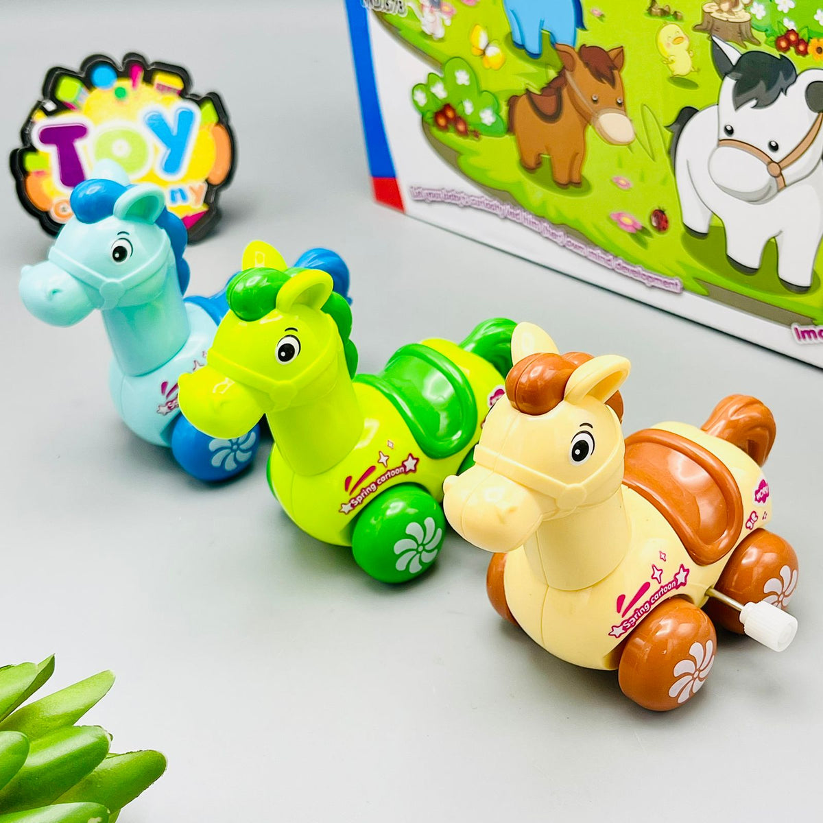 Friction Wind-up Horse Toy