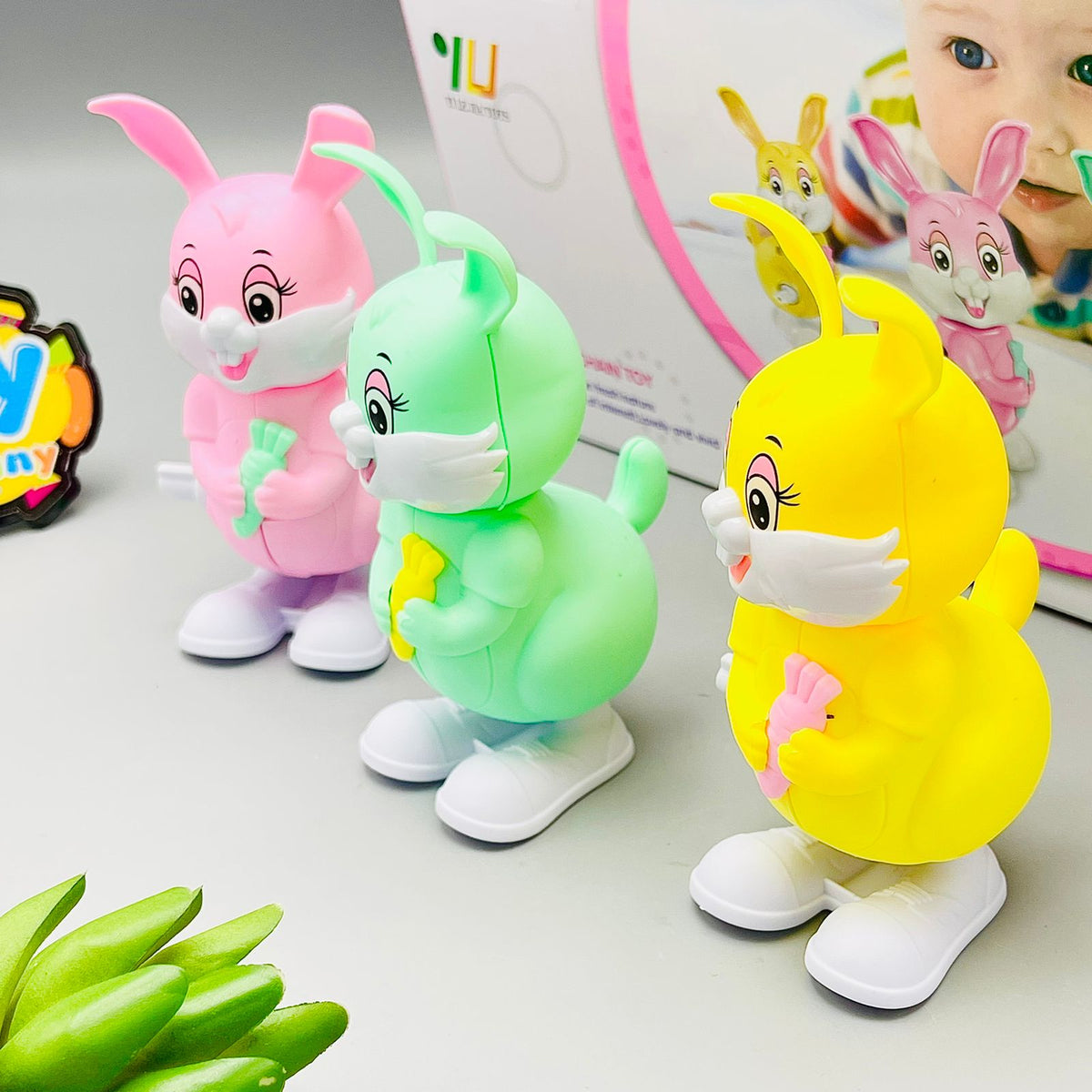 Wind up - Jumping Rabbit Toy