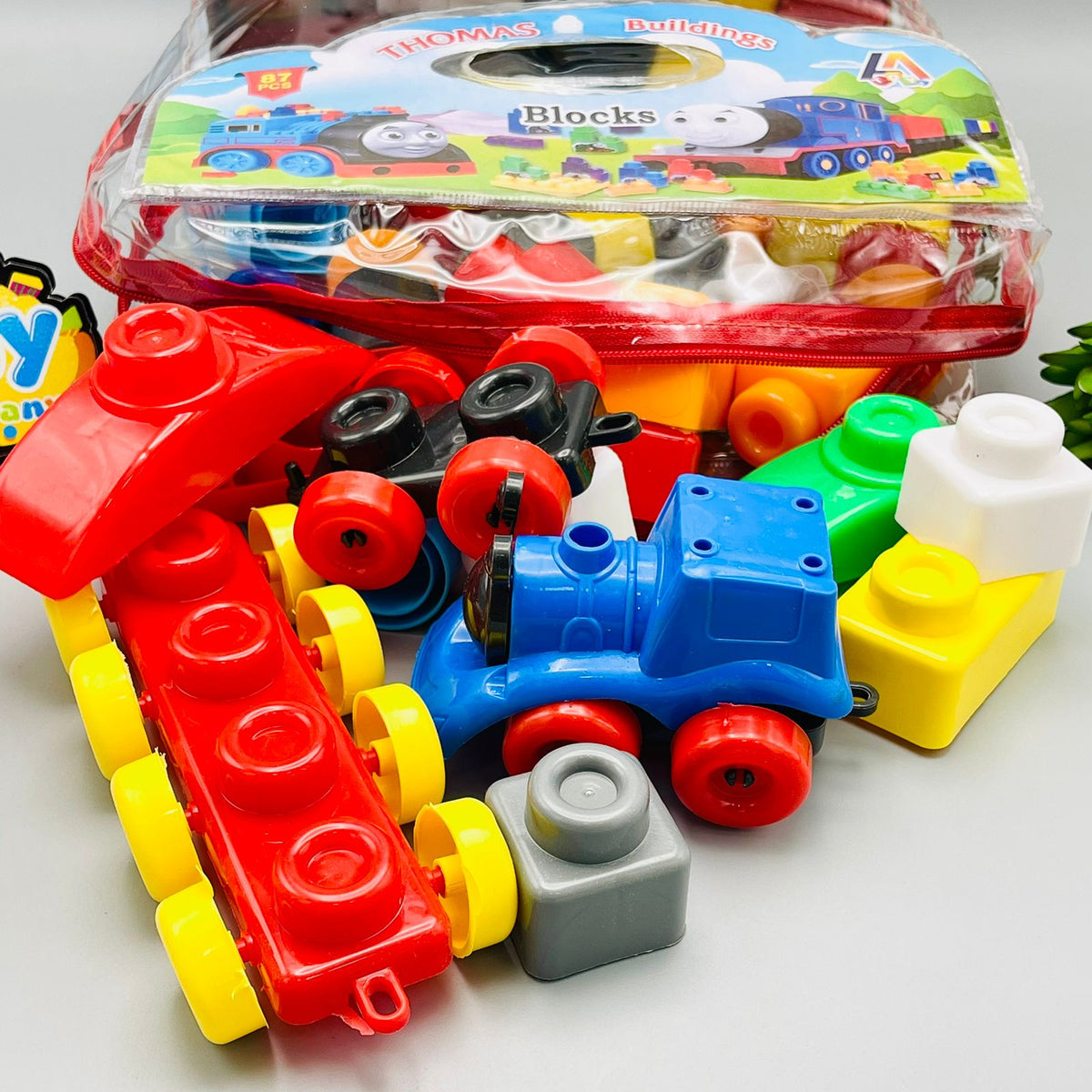 Large-Sized Thomas Building Blocks Bag