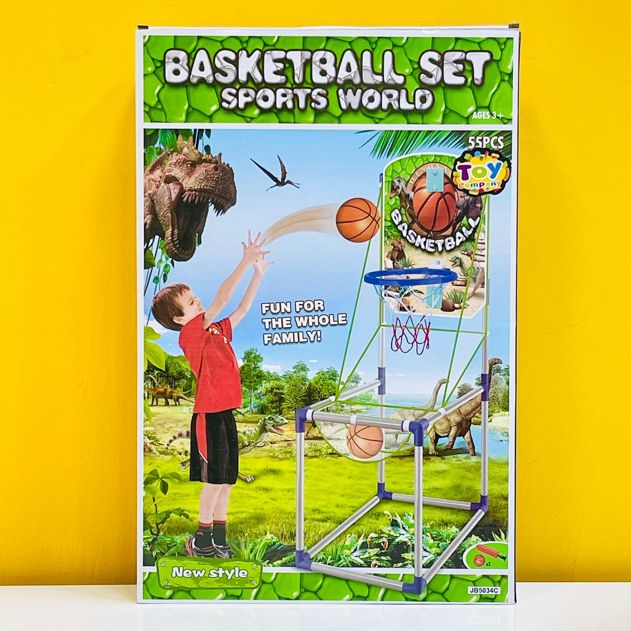 Basketball Play Set with Ball Hoop and Mesh