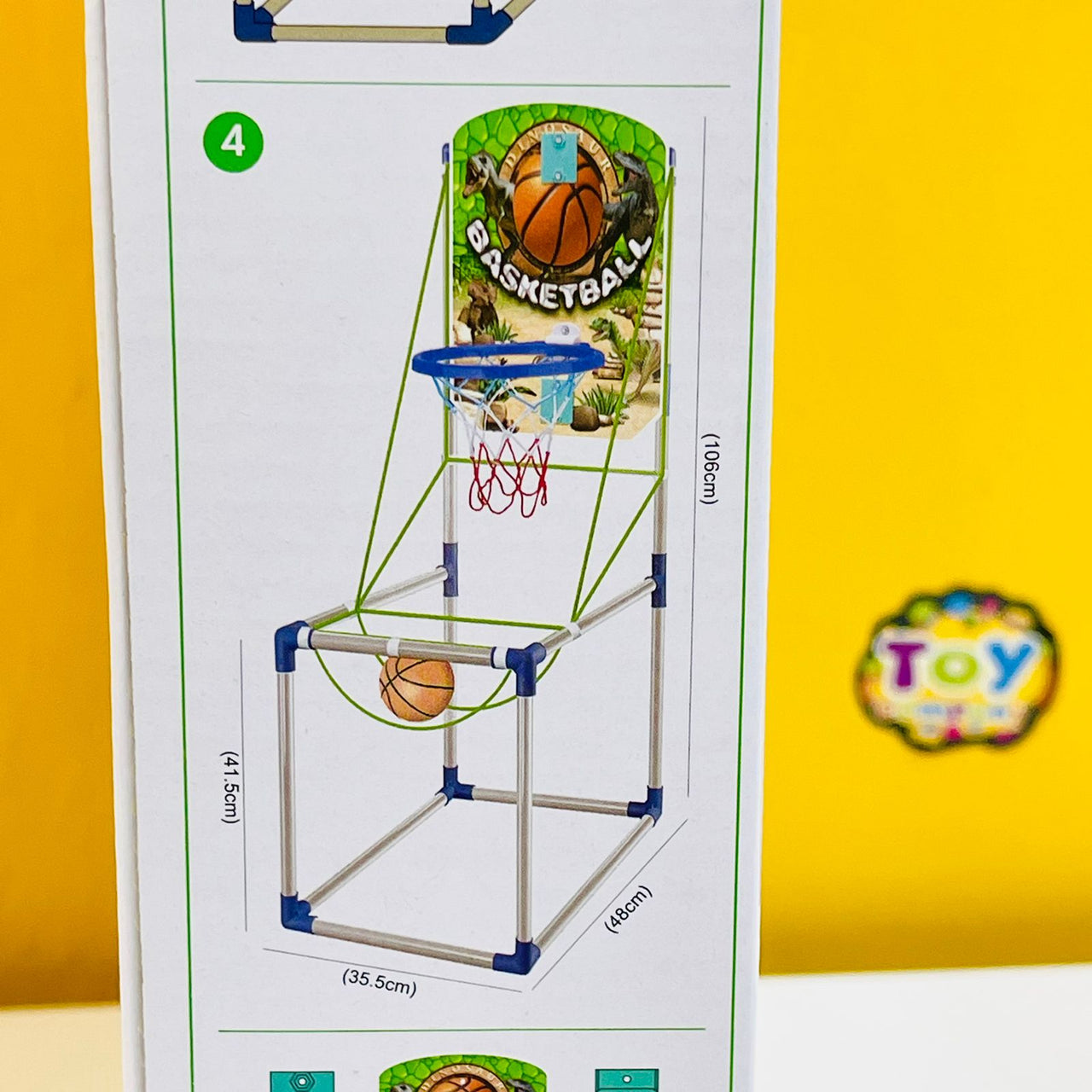 Basketball Play Set with Ball Hoop and Mesh