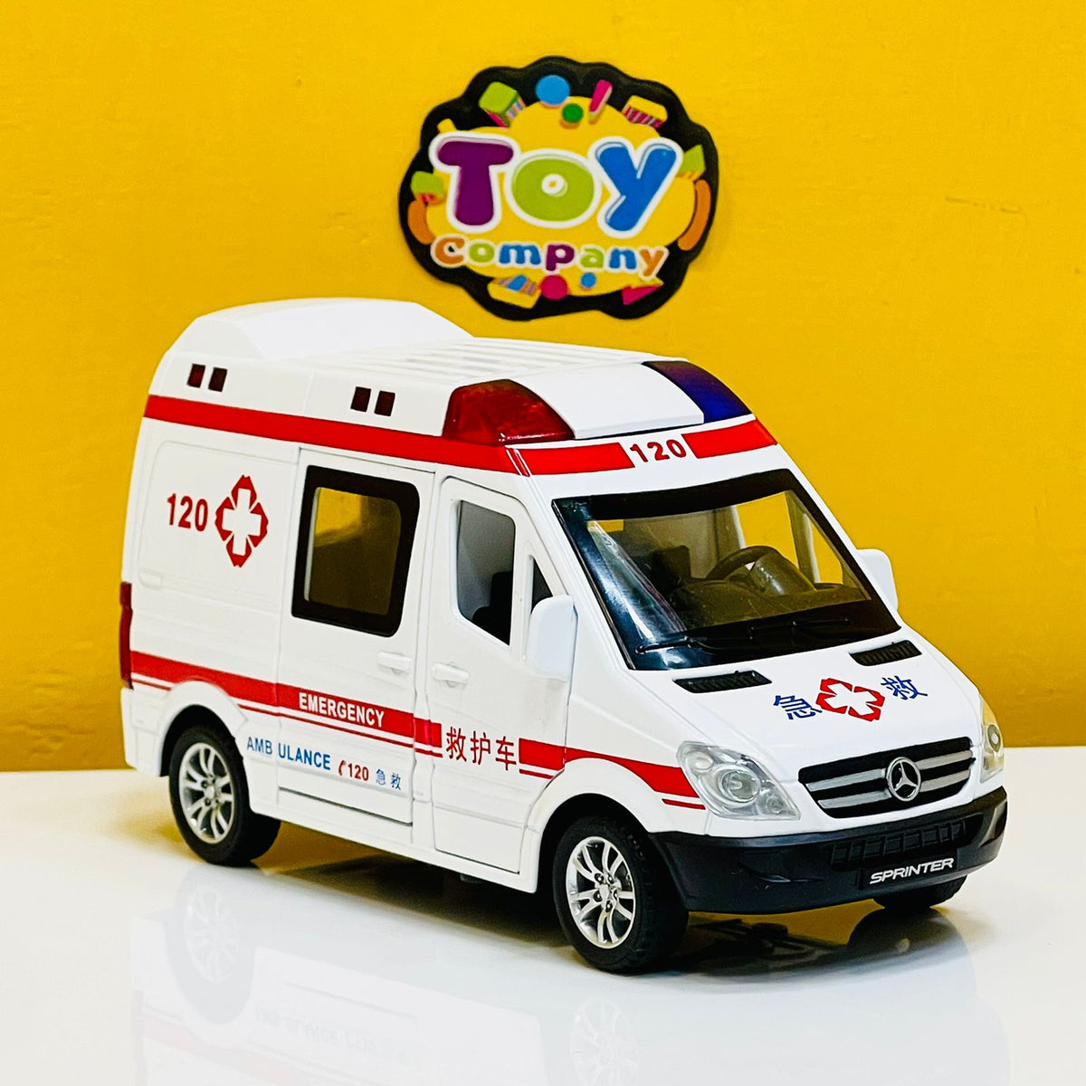 1:32 Diecast Ambulance Mercedes Benz Sprinter