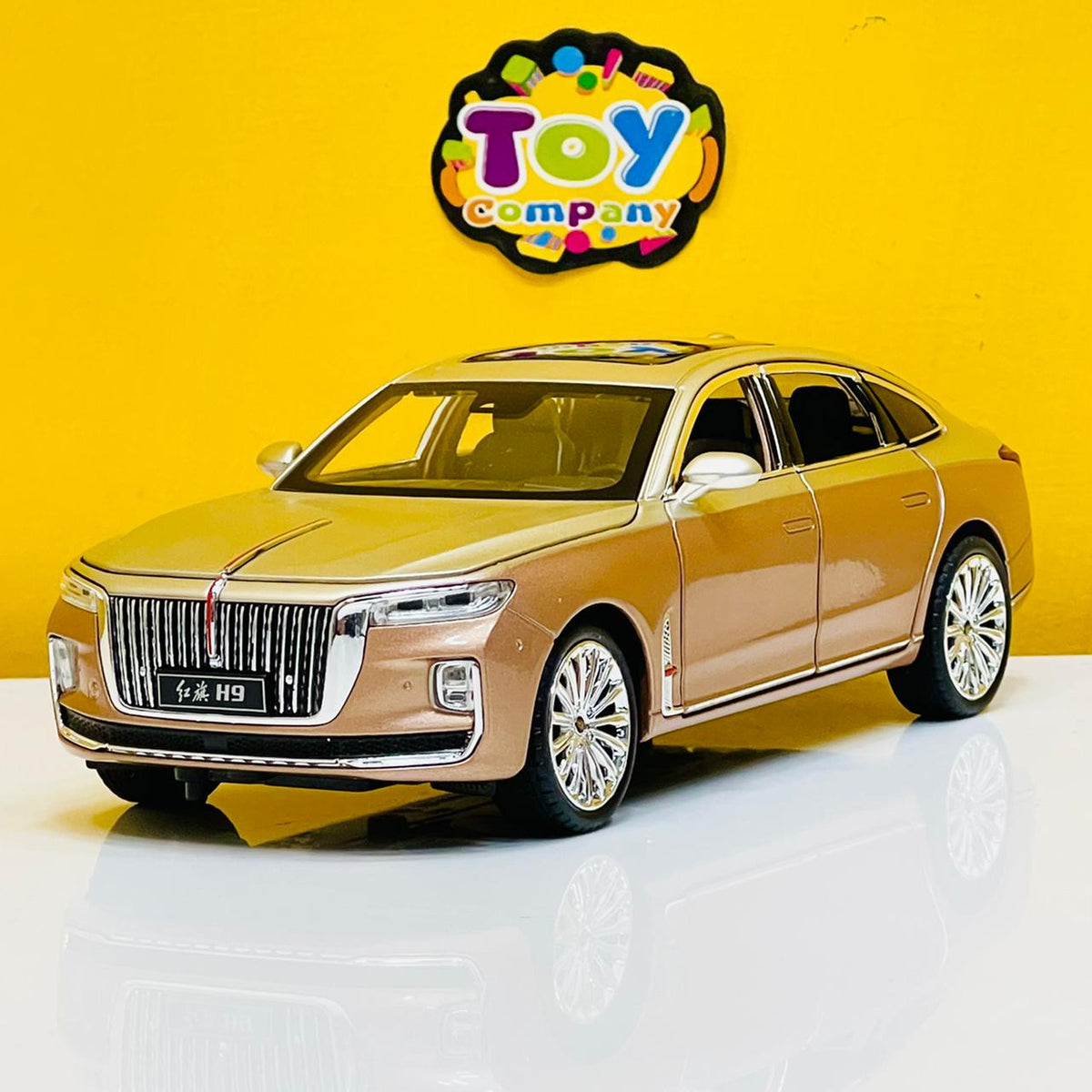 1:24 Diecast Hongqi H9 Luxury Model Car