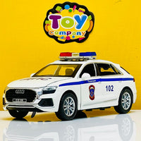 1:32 Diecast Audi Q8 Police Car
