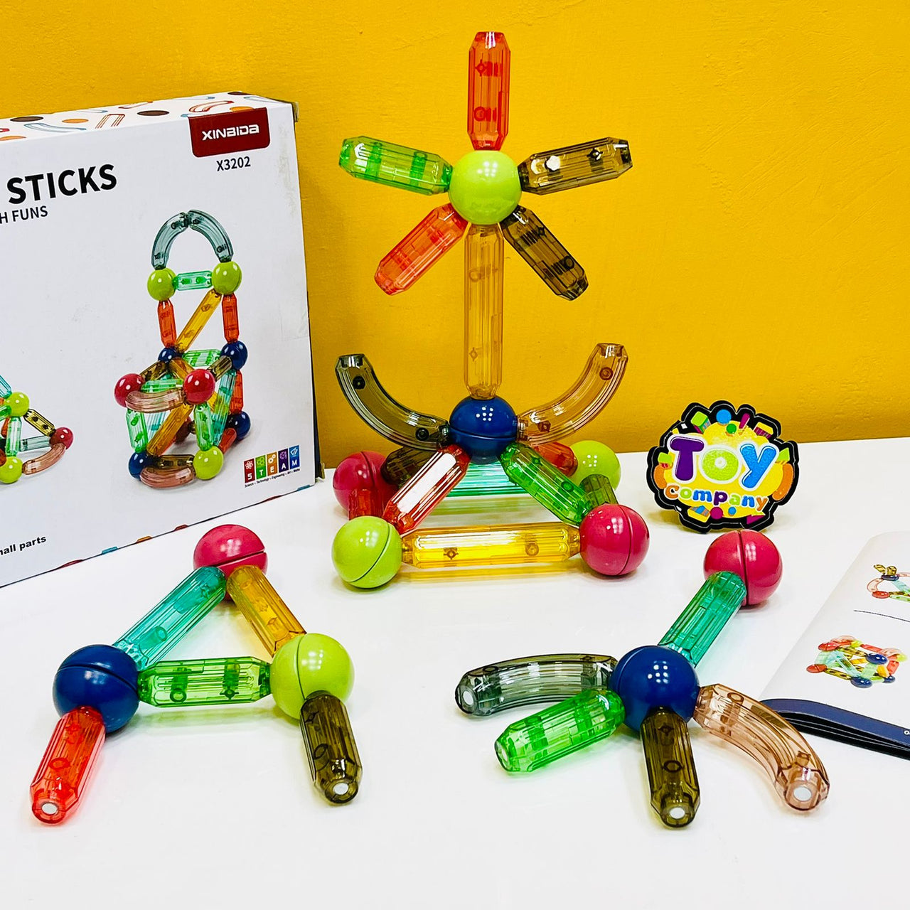 38 Pcs Magnetic Sticks with Strong Magnetic Power