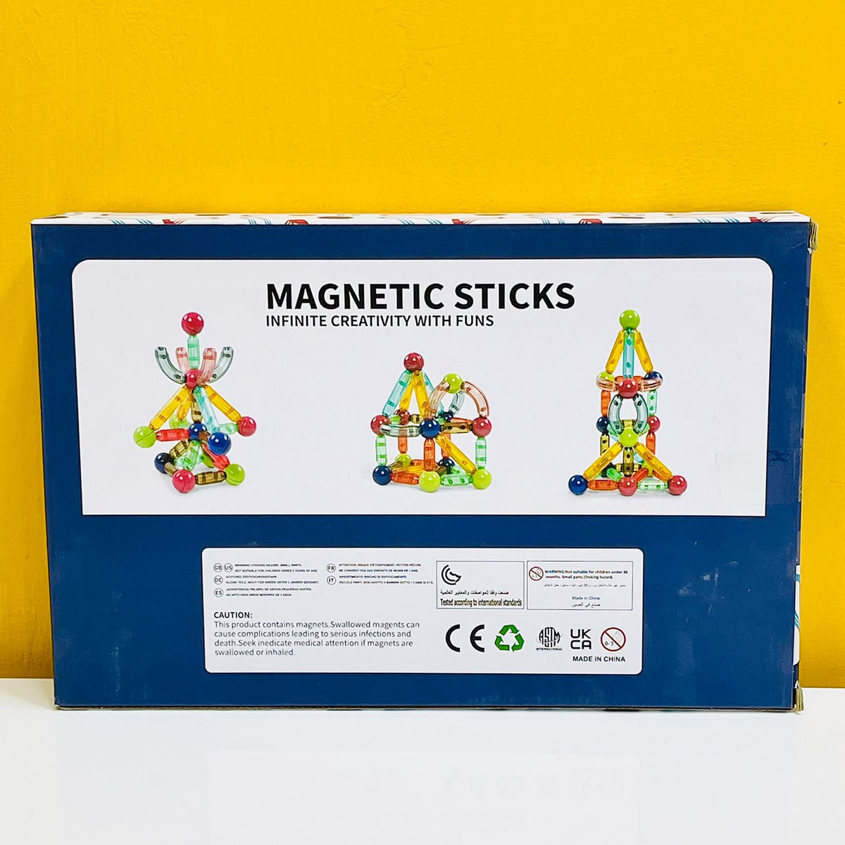 38 Pcs Magnetic Sticks with Strong Magnetic Power