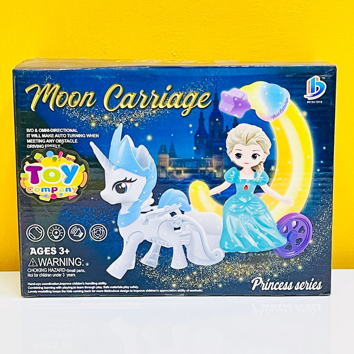 Princess Unicorn Moon Carriage with Light & Music