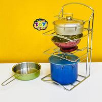 Thumbnail for 6Pcs Colorful Stainless Steel Kitchenware Set