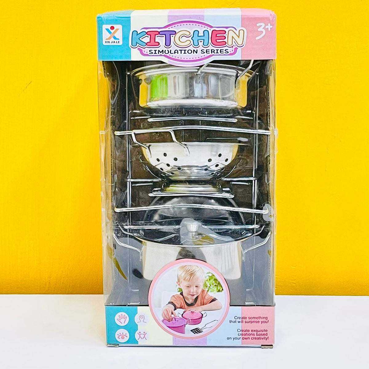 6Pcs Colorful Stainless Steel Kitchenware Set