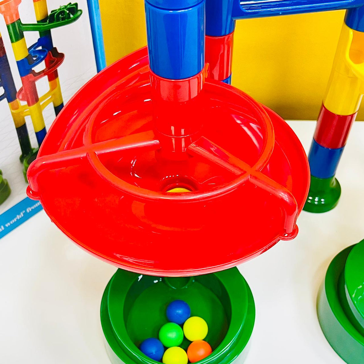 62Pcs Marble Run Pipeline Toys Set