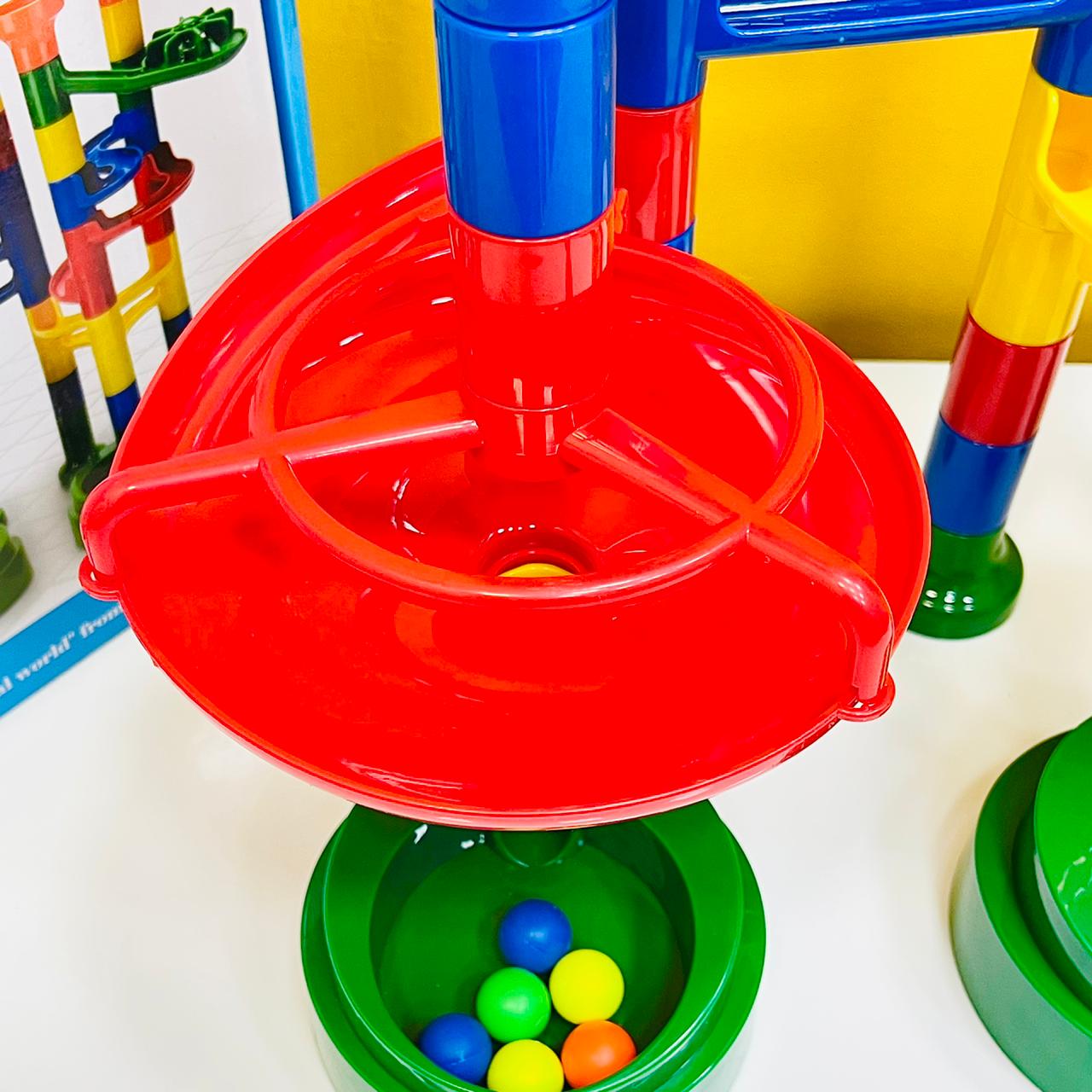 62Pcs Marble Run Pipeline Toys Set