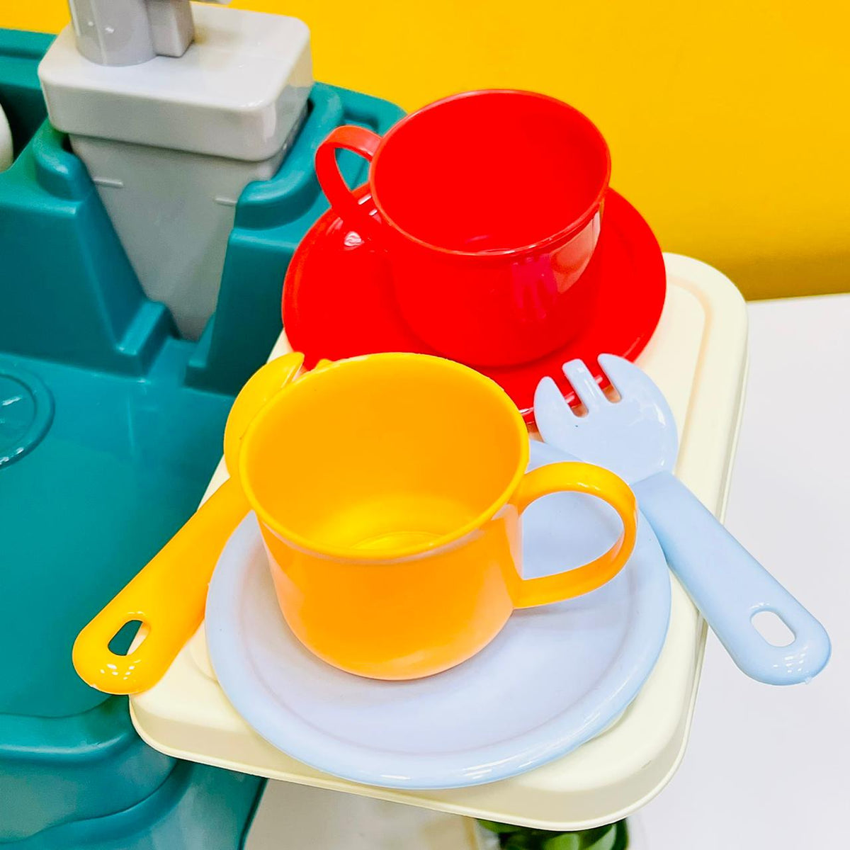23Pcs Washing Vegetables Play Sink Table