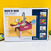 Thumbnail for 23Pcs Washing Vegetables Play Sink Table