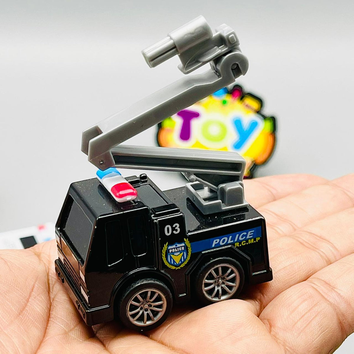 Diecast Metal High Speed Police Cars - Pack of 6