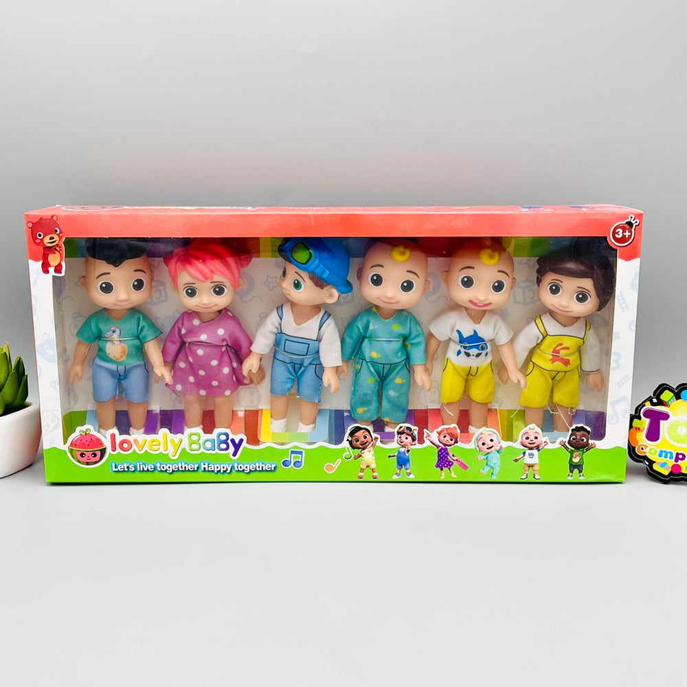 This adorable 6 Figure Pack is inspired by the popular and educational CoComelon YouTube videos!