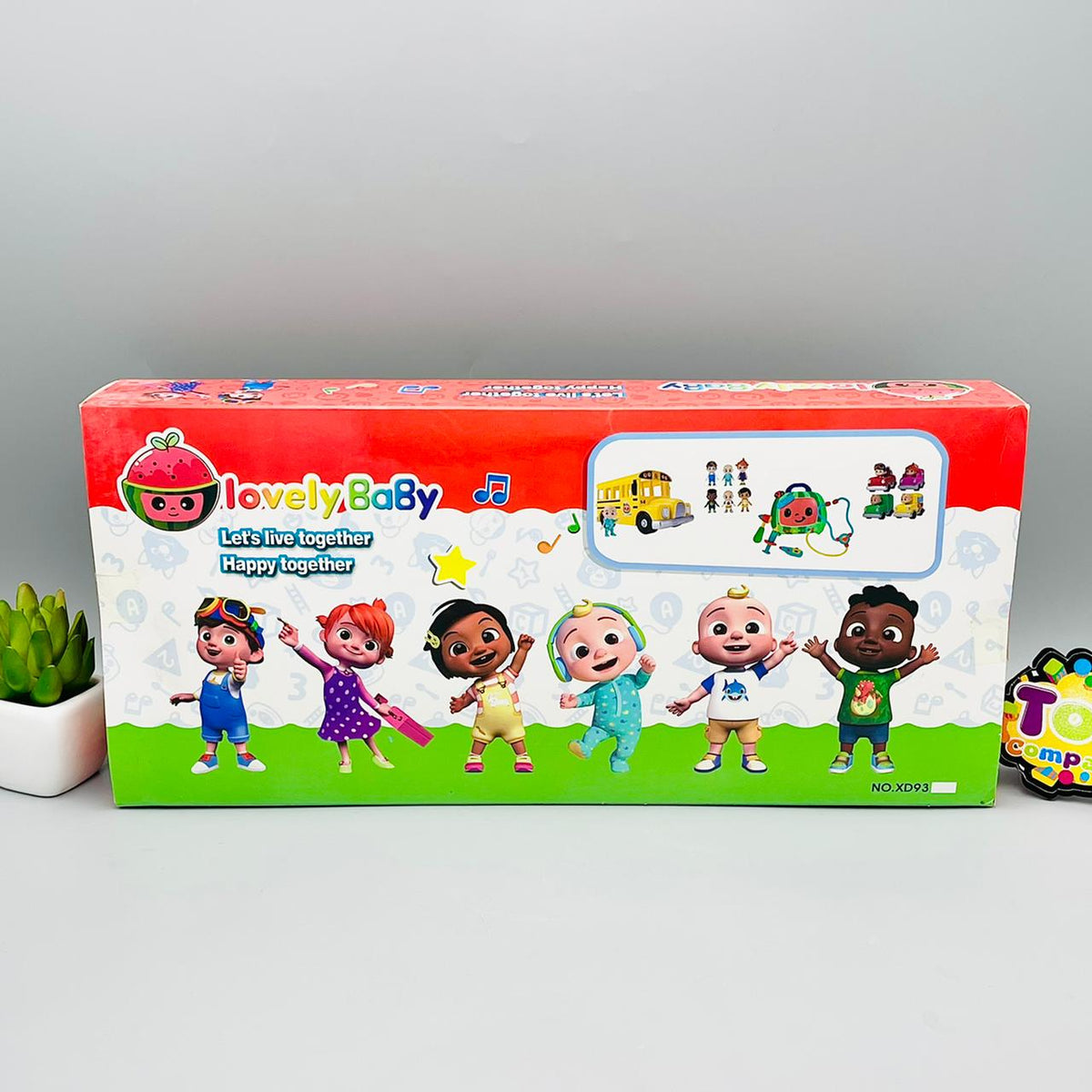 This adorable 6 Figure Pack is inspired by the popular and educational CoComelon YouTube videos!